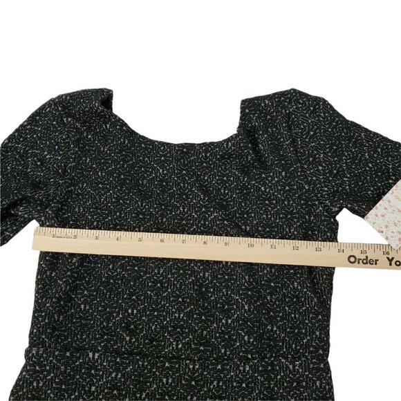 Free People Dress Womens Small Black Lady Pucker Bodycon Mini Scoop Back NWT - Picture 11 of 13